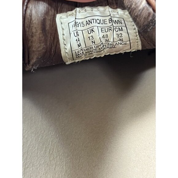 Hush Puppies The Body Shoe Size 14 Brown Leather Lace Up Men's Oxford - Picture 7 of 15